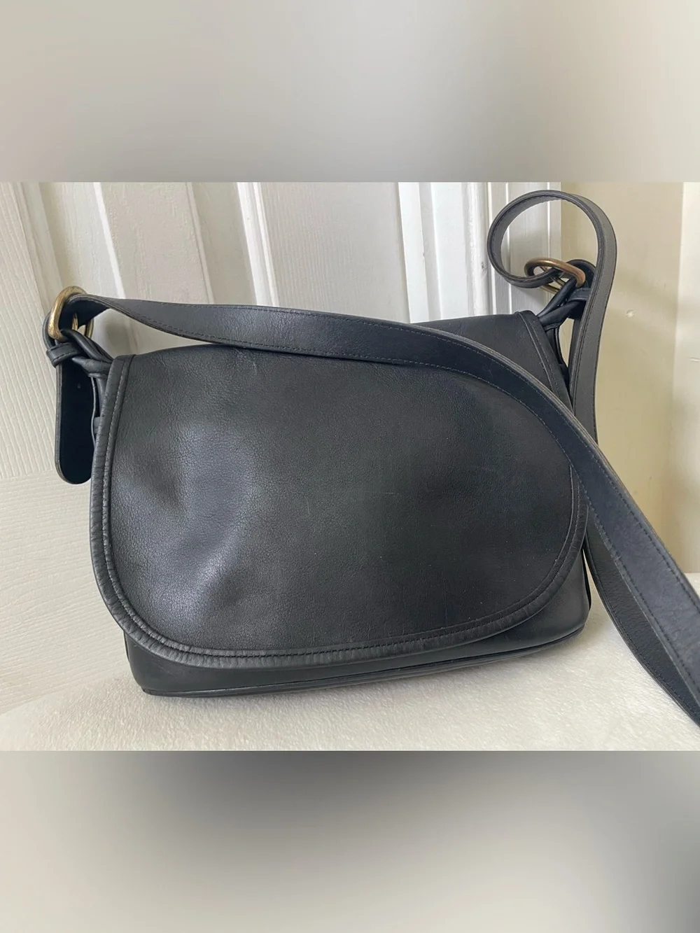 Coach Soho Fletcher Vintage Black Leather Bag